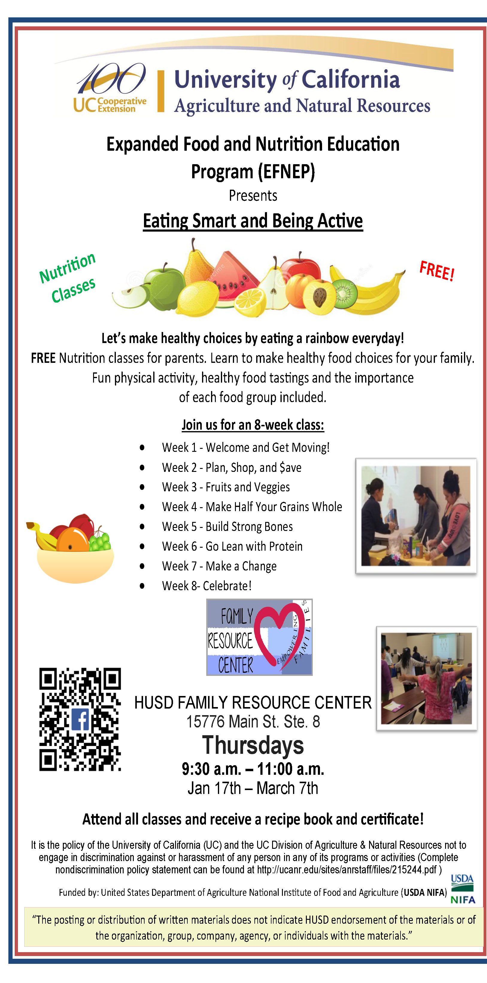 Free Nutrition Class Thursdays January 17-March 7 Hesperia_Page_1