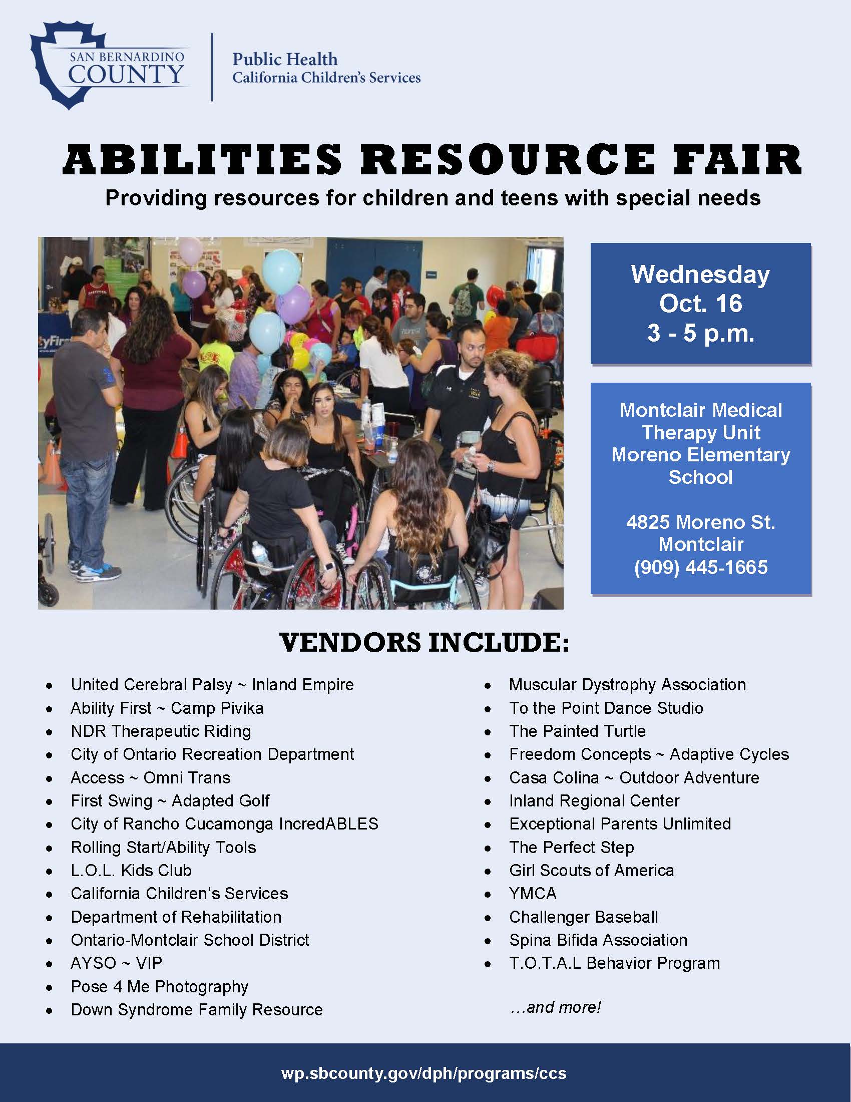 2019 Abilities Resource Fair Flyer