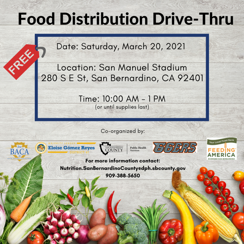 Food Distribution Drive-Thru Event – Department of Public Health