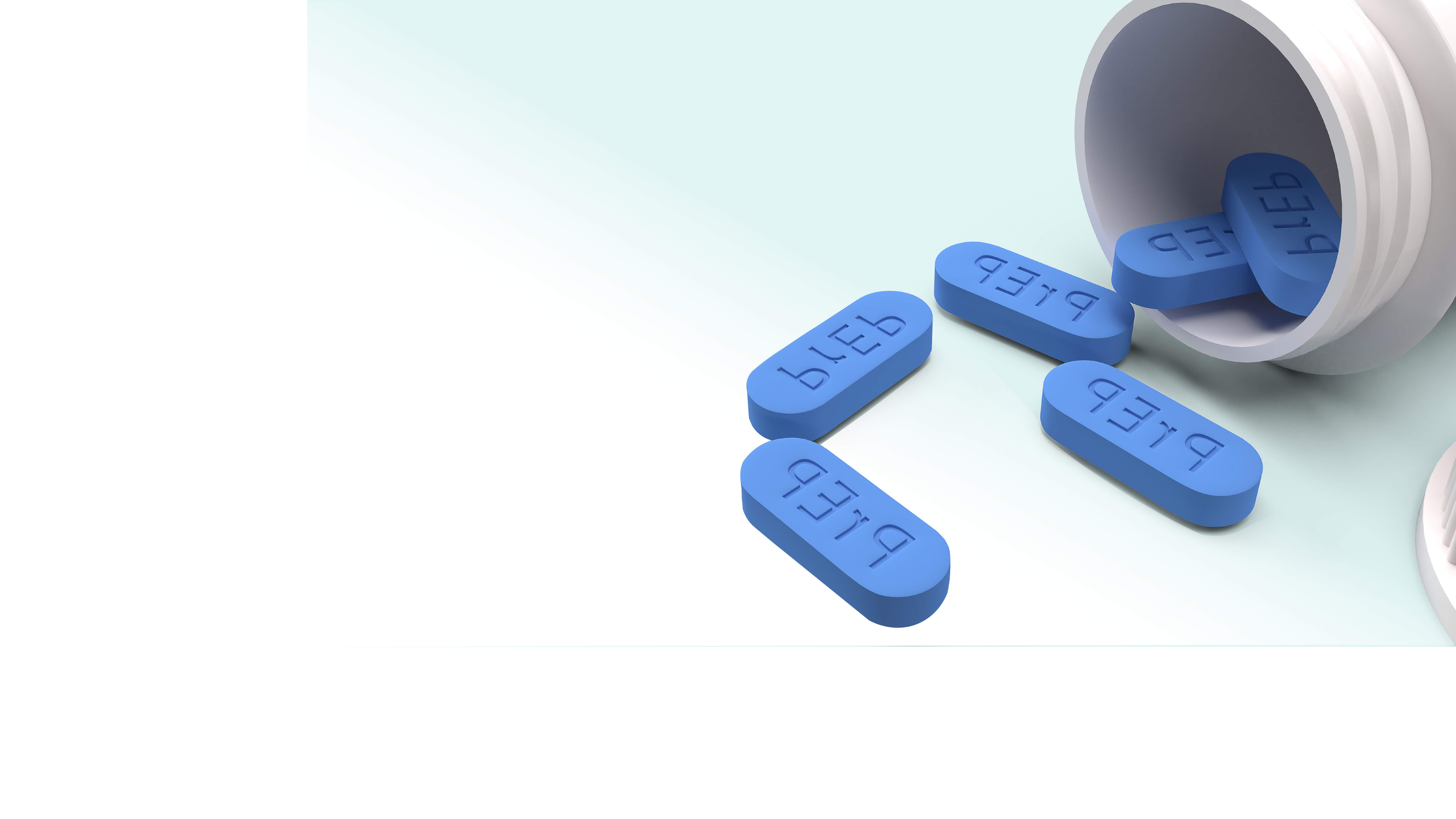 Image of pills spilling out of a pill bottle.